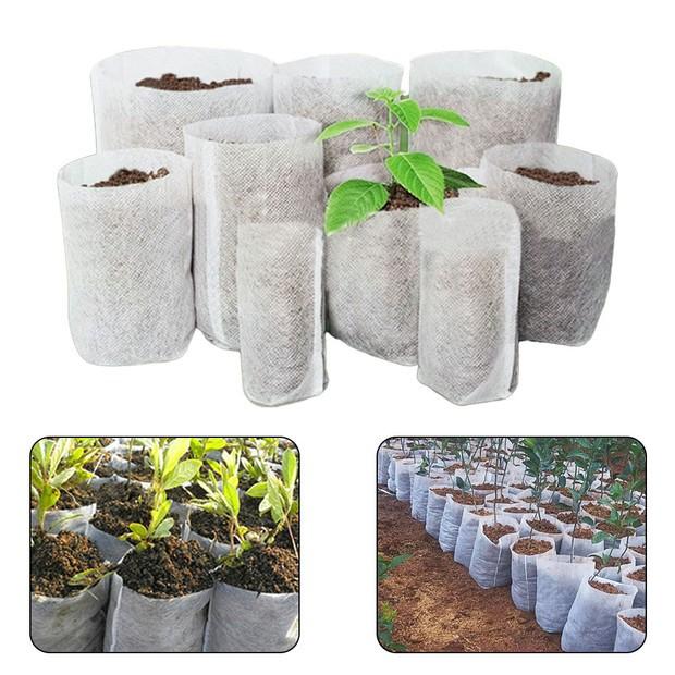 Planting Pocket Nursery Bags Biodegradable For Home Tools