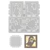 Reusable Silicone Coffin Mould Halloweens Decorations for Lanterns Candle and Crafting Projects