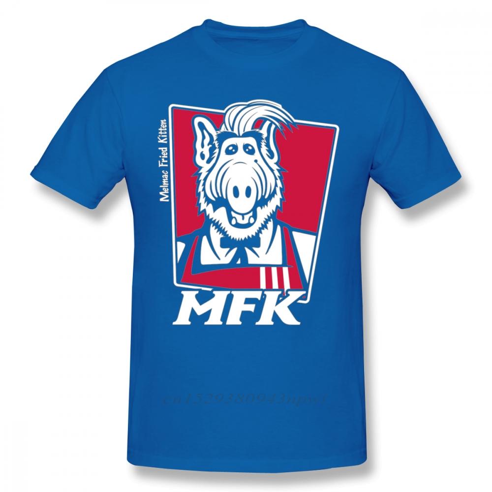 Funny Melmac Fried Kitten Alf Tee Shirt Harajuku Unisex Cartoon Graphic Print T Shirt 100 Cotton Plus Size TShirt
