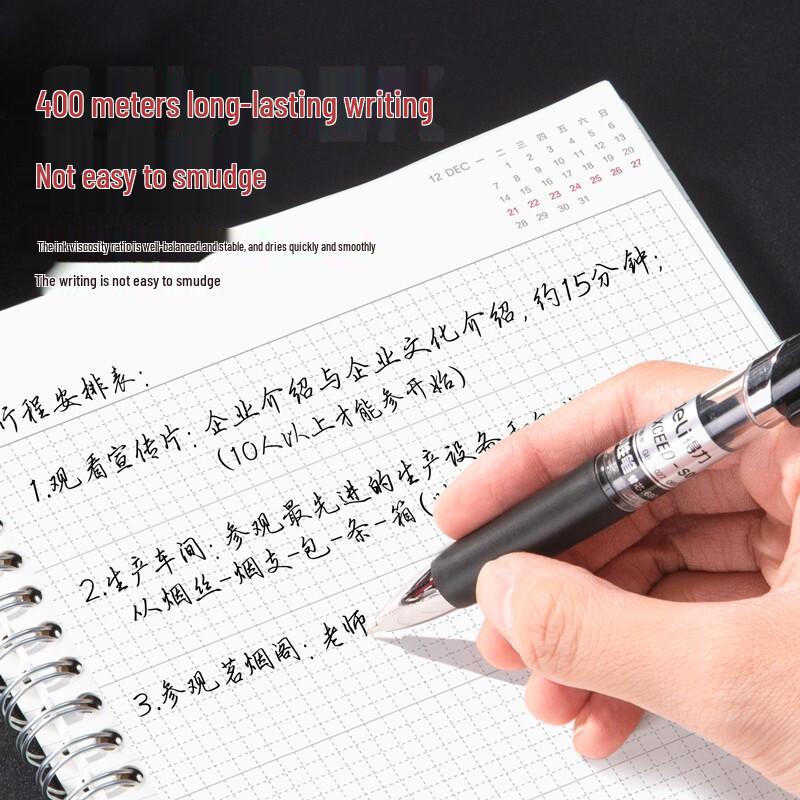 Deli Retractable 0.5mm Gel Pen Set