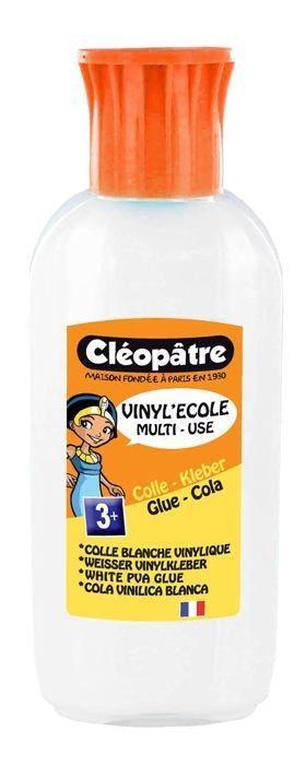 Colle vinylique - cléopâtre - vi2l+vi125x - 2 kg + 100 g rechargeable - multi-matériaux - idéale pour enfants