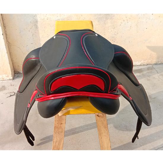 Wildrace Leather Dressage Monoflap Changeable Gullets Saddle, Size 17", 17.5", 18"
