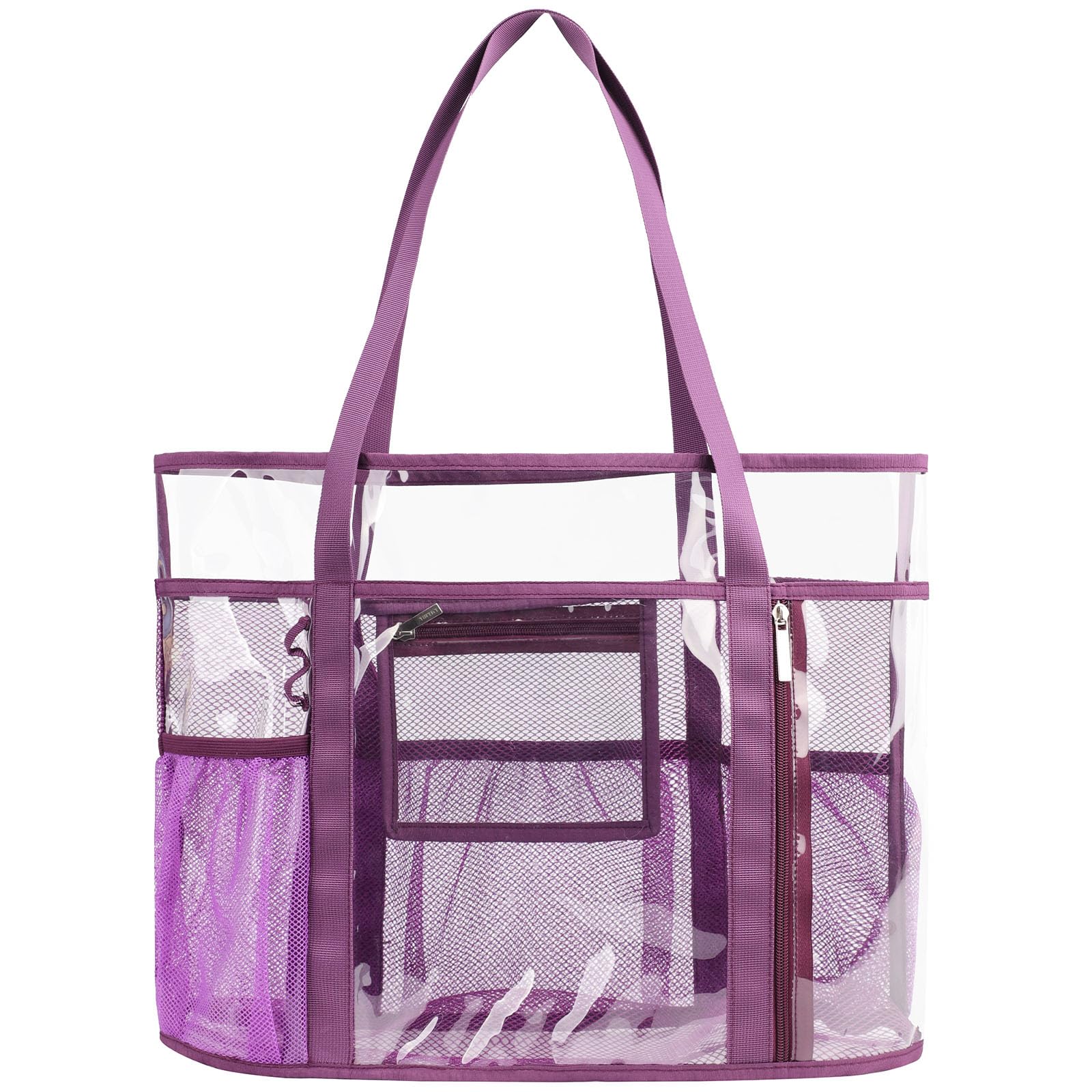 

Beach Pool Large Shoulder For Hot Bathing [TINYAT] Bag, Bag, Mesh, Capacity, Sandproof, Waterproof, Lightweight, Transparent, Tote, Bag, Spa, Springs,