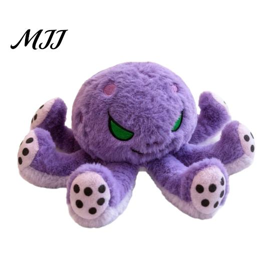 Kids Animal Plushie Devil Octopus Plush Toy, Soft Stuffed Dark Doll Decor, Toy Eight Tentacle Sea Pillow, Gift for Halloween Christmas Birthday