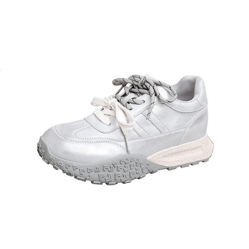 Innere Höheneinlage Feder Neu Vielseitig Mode Weiche Sohle Bequem Deutsche Trainingsschuhe Rutschfest Freizeit-Sportschuhe