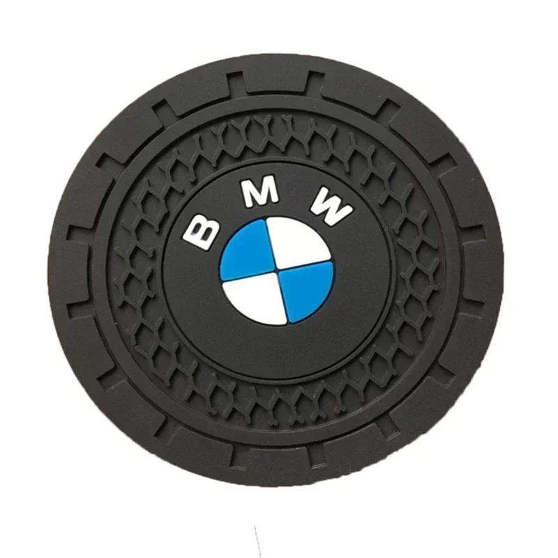 2025 Caldo 2 pezzi 7CM Pad in Silicone Tappetino Antiscivolo per Auto Sottobicchiere per Acqua Per BMW M E39 E36 E60 E90 E3A4 E46 F30 F10 F20 X1 X3 X5 E53 auto s
