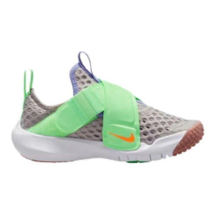 Nike Flex Advance Comfortable Flexible Slip-Resistant Durable Breathable Low-Top Casual Shoes Kids sneaker Gray Green White DC9370-013