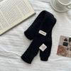Solid Color Knitted Scarf Scarf Women's Decorative Versatile Knitted Scarf