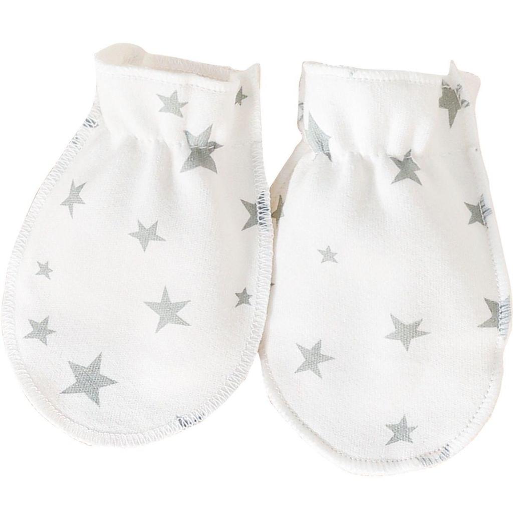 Kratzfeste Handschuhe für Kleinkinder aus gekämmter Baumwolle: Atmungsaktiver, warmer Ganzjahresschutz für Neugeborene