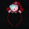 Snowman Christmas LED Headband Elk Santa Hairband Snowman LED Light Headband  Party Decoration