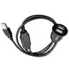 Faster and Efficient Charging Dual Ports USB Panel Flush Mount Car Accessories Support Data Transfer or Power Charging
