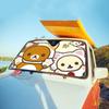 Popular Cute R-Rilakkuma Car Windshield Funny Sun Shade Foldable UV Ray Sun Visor Protector Sunshade For Front Window