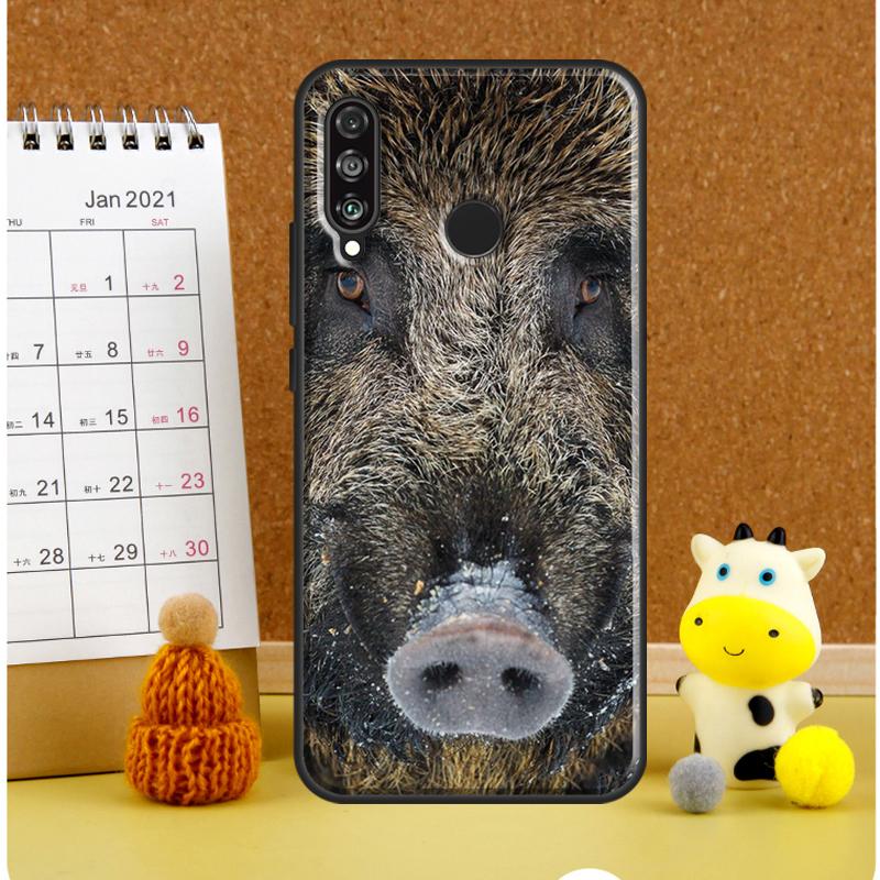 Wild Boar For Huawei Nova Y72 Y70 Y91 Y90 Y60 Y61 Y73 3i 7i 8i 11i 12i 9 10 SE P20 P30 P40 Lite Case