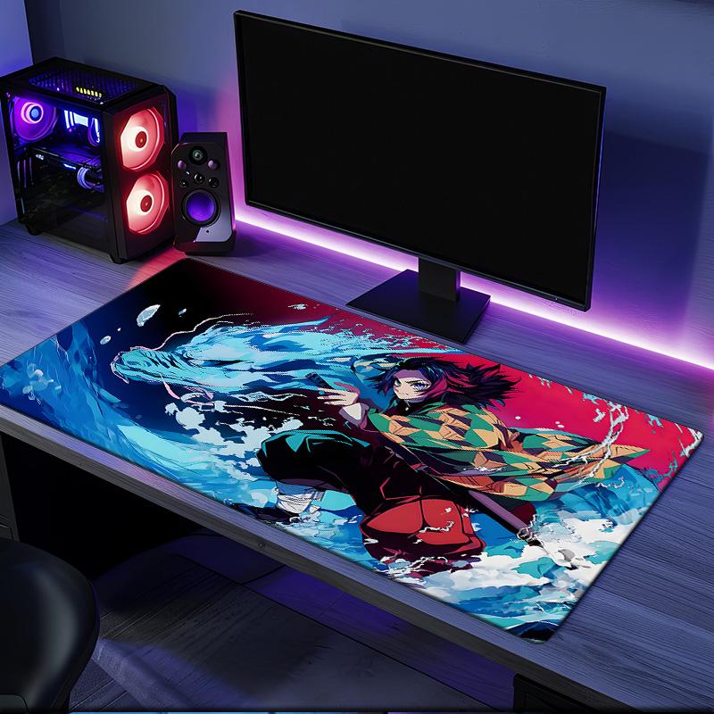Butterfly Nezuko Fantasy Mouse Pad, Rubber Base, Mouse Pad for Gamers and Office Use, Gaming Desk , Easy To Clean Mat Christmas fan gifts