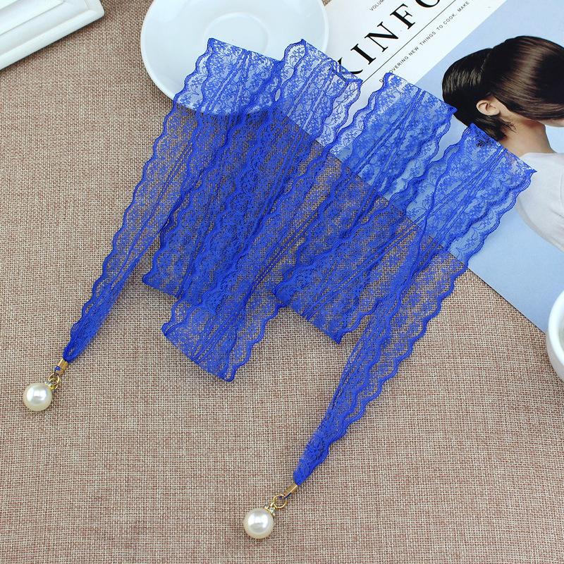 Sweet Decorative Lace Waist Belts Pearl Pendant Clothing Accessories Chain Belt Elegant Dress Waist Chain For Women