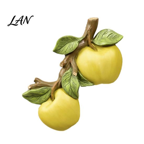 Decorative Switch Surround Fruit Wall Stickers, Creative Kitchen 3D Cute Bedroom Aesthetic Accessories Socket Decor, Resin Waterproof Decal