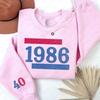 Retro th Birthday Pullover Custom Birth Year Gift for Men and Women Classic  Party Sweatshirt Winter Matching Hoodies