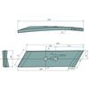 Kverneland 63090 left share replacement chisel 063090B KK063090B