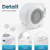 Double Line Clothesline Shrinkable Outdoor  Wall Mounted Clothes Line Heavy Duty Balcony Bathroom Invisible Clotheslin