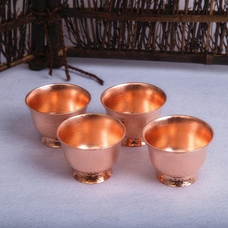Pure Copper Handmade Copper Cup Thickened Copper Water Cup Pure Copper Tea Cup Copper Beer Cup Copper Coffee Cup Creative Cup