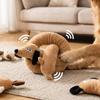 With Squeaker Sausage Dog Plush Toy Knotted Toy Chew Resistant Dog Toy  Teeth Cleaning