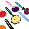 Cute Fruit PVC Luggage Tag - Anti-Lost Identification for Travel, Boarding, and School