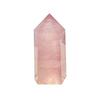 Healers Natural Stone Power Rose Quartz Healing Wand Pointed Multi-faceted Finish Crystal Stick Ideal Meditation Chakra Enhancement Energy Healing.