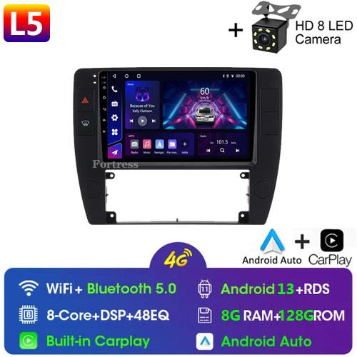 For VW Passat B5 2000 - 2005 360 Camera Android 14 Radio Car Multimedia Autoradio CarPlay 4G GPS RDS HD Recorder NO 2 Din