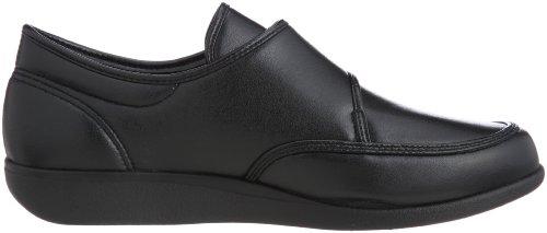 Kaiho Shugi KHS M021 Men's Lightweight Nursing Shoes, Wide 4E Width, Black Smooth, Size 26.5 cm, 4E