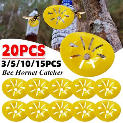 3-20 Pezzi Trappola per Vespe Trappola per Moscerini della Frutta Riutilizzabile Imbuto Catcher per Api Calabroni Controllo Parassiti Trappole per Insetti Forniture per Giardino Esterno Agricoltura
