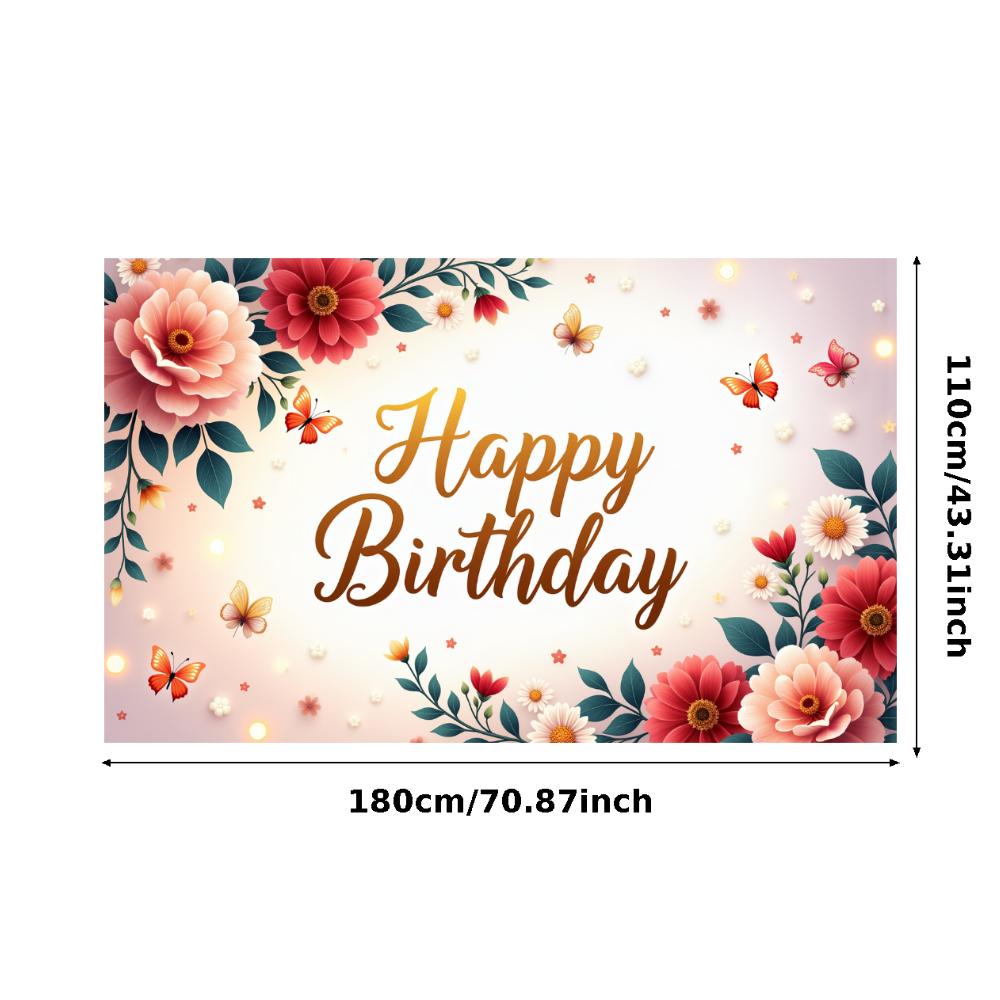 Large Size Birthday Decor Outdoor Banner Birthday Banner for Outdoor Celebration Birthday Party Kids Party