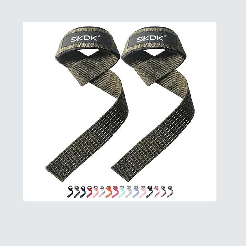 2pz/4pz/3paia Cinghie per Sollevamento Pesi Antiscivolo Silicone Cinghie da Polso per Sollevamento Allenamento della Forza Stacchi da Terra Crossfit Impugnature per Mani Polso