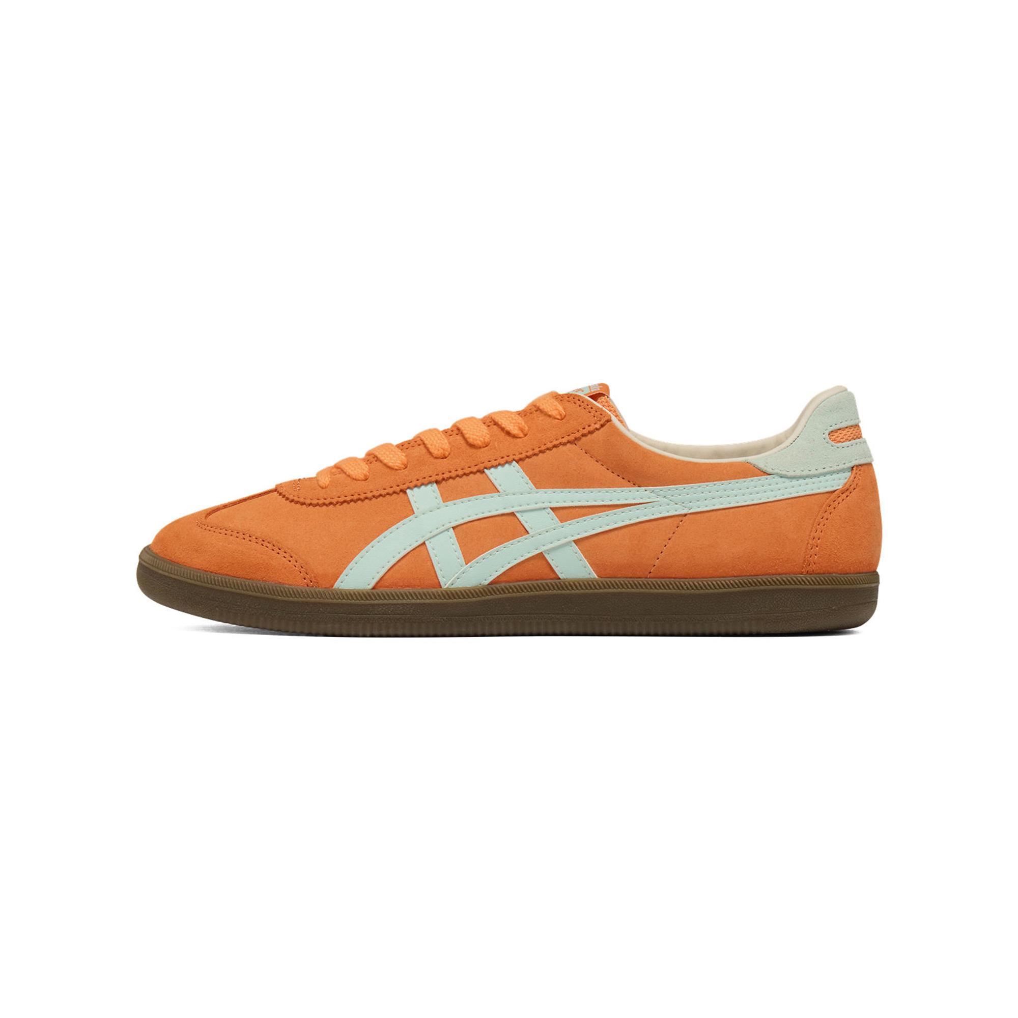 

ONITSUKA TIGER Tokuten Коровья Разделенная Кожа Оранжевый Color Block Спортивная Обувь для Стиля Жизни Унисекс кроссовки 1183C431-700 38