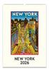 Cavallini 2026 Wall New 475810 Calendar, York,