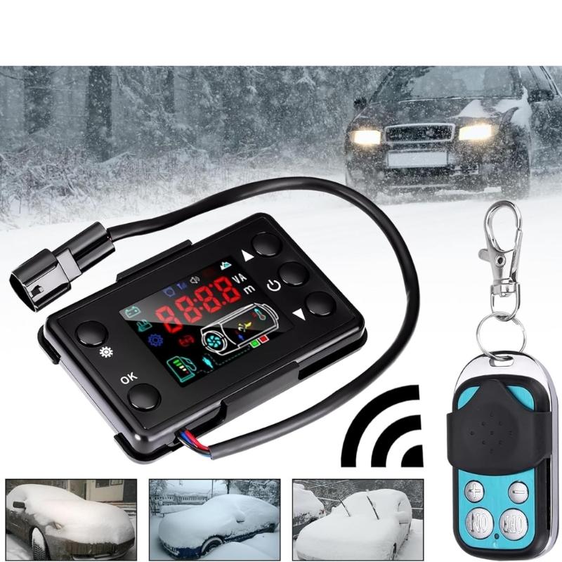 Universal LCD Remote Controller For 2kw 5kw 8kw 12V 24V Diesels Parking Heaters With Programmable Timer And Temperature Adjustment