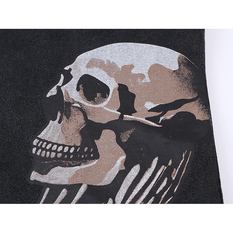 Skeleton Lovers Vintage Washed Streetwear T-Shirt