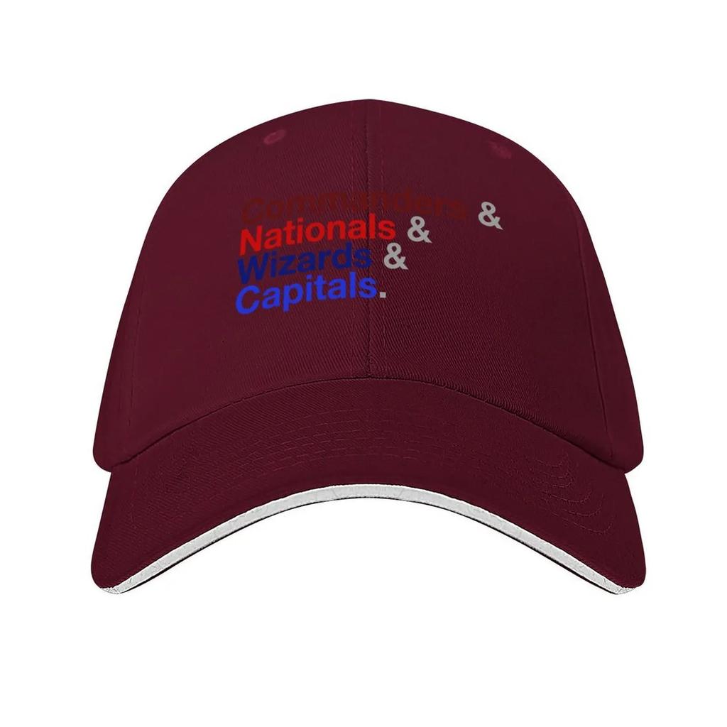 Washington Sports Baseball Cap birthday Cosplay custom Hat sun hat Ladies Mens