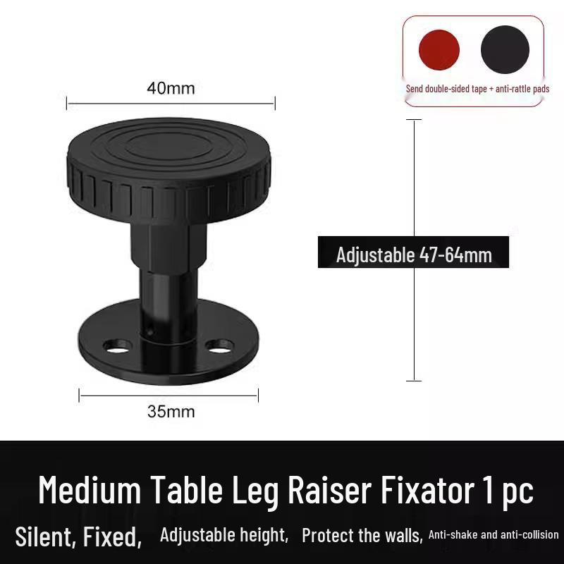 Adjustable Anti-Shake Black Bed Stabilizer Pad