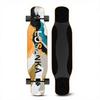 46IN Big Longboard Skateboard Boys Girls Beginners Adults Four-Wheel Street-Style Professional Double Rocker Maple Wood Dyed