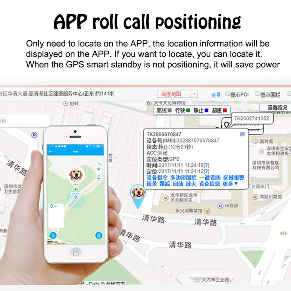 Mini GSM GPS Tracker TK600 for Car/Kids/Pets, Magnet GPS Tracking, Free App and Platform Real Time Tracking