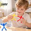 Interactive Toys for Family 10Pcs Magnetic Stick Figure Fidget Toy, Bendable Magnet Matchman Fridge Portable Home Note Photo Holder, Stress