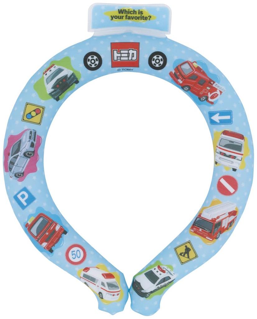 Skater Reusable Cooling Ring Neck for Tomica Cooler, Medium, Kids, NCL1-A