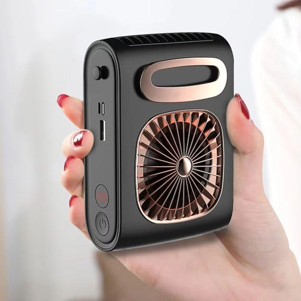 

Hanging Neck Mini Fan 10000mAh Electric Fan USB Quiet Wearable Electric Fan Sports style 2