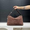 Fashionable Frosted Leather Shoulder Bag, Simple and Trendy, Versatile Handbag for Women