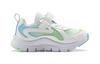 Li Ning YOUNG Starlight Cushioning, Wear Resistant Low Top Kids Lifestyle Shoes White Green Pre School YKNU028-5