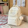 Schoolbag backpack new high school student large capacity star junior high school cute student high value schoolbag backpack