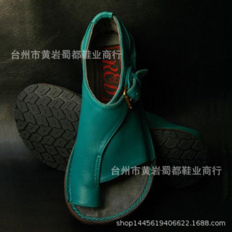 20 spring and summer new sandals women's hot sale fashion casual comfortable fashion solid color set toe large size flat women's sandals