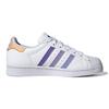 Adidas Originals Superstar J Fashion Casual Low-Top Kids Skate Shoes Kids Sneakers White Purple GY3313