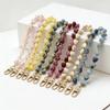 Acrylic Beads Mobile Phone Chain Heart Shaped Phone Hanging Rope Universal Phone Pendant  for Women