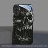 Dunkles Totenkopfmuster Glas Handyhülle geeignet für Samsung Galaxy S26 S25 S24 S23 S22 S20 FE/Ultra/Plus Anti-Drop-Rückseite